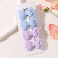 Load image into Gallery viewer, 4Pcs/set Candy Colored Hair Clip Set for Girls Double Layered Bow Cute
