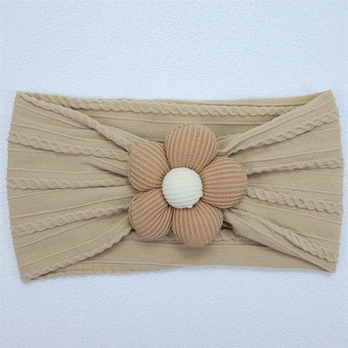 New Flower Newborn Baby Headband Soft Elastic Nylon Infant Toddler