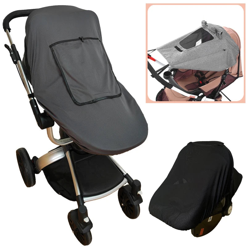 Baby Stroller Sun Visor Carriage SunShade Cover Pram Stroller