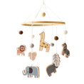 Load image into Gallery viewer, Baby Wooden Bed Bell Mobile Hanging Rattle Toys Teddy Velvet Bear
