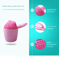 Load image into Gallery viewer, Cute Cartoon Baby Bath Caps Toddle Shampoo Cup Children Bathing Bailer
