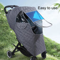 Load image into Gallery viewer, Universal Waterproof Winter Thicken RainCover Pushchairs Raincoat Full
