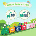 Load image into Gallery viewer, 3Pcs Early Learning Lock Unlock Car Train Toy with Keys, Kids
