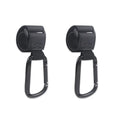 Load image into Gallery viewer, 2pcs PU Leather Baby Bag Stroller Hook Rotatable Cart Organizer Pram
