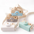 Load image into Gallery viewer, Wooden Fashion Camera Baby Toys Pendant Baby Block Montessori Toys for
