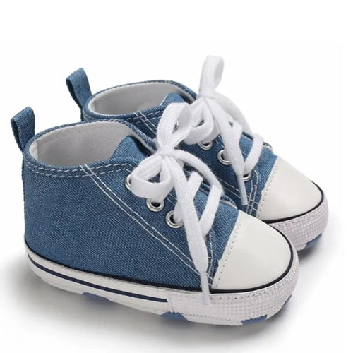 New Baby Shoes Boys Girls Classic Canvas Casual Sneakers Newborn First