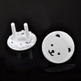 Load image into Gallery viewer, 10pcs EU Power Socket Protection Cover Bear Thickened Kids Safety
