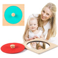 Load image into Gallery viewer, Montessori Mirror Puzzle Busy Board Wooden Toys Children Early
