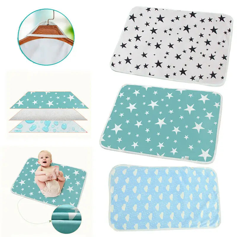 Waterproof Reusable Newborn Baby Diaper Changing Mats Cover Baby