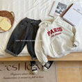 Load image into Gallery viewer, Korean Style Loose Letter Print Hooded Newborn Baby Hoodies Long
