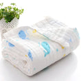 Load image into Gallery viewer, Baby Bath Towel Cartoon Print 6-layer Newborn Towel Cotton Blankets
