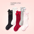 Load image into Gallery viewer, Baby Socks Newborn Girls Striped High Princess Bow Socks Kids Boy
