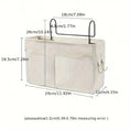 Load image into Gallery viewer, 1pc Portable Essential Hanging Storage Bag, Dormitory Bedside Storage
