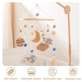 Load image into Gallery viewer, Baby Bed Bell Wood Mobile Toddler Rattles Toys Crib Bell Rattles Boho
