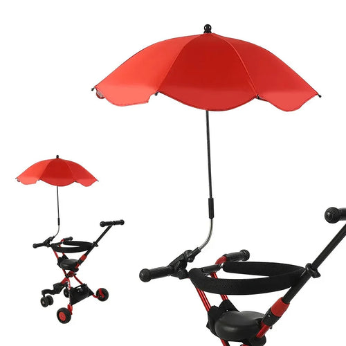 Universal Baby Car Pram Umbrella Adjustable Shade Umbrella Uv Sunshade