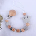 Load image into Gallery viewer, INS Personalized Name Baby Pacifier Clips Crown Teethers Dummy Nipple
