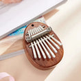 Load image into Gallery viewer, 1Pcs Wood Mini Thumb Piano Musical Toys 8 Tones Portable Beginner
