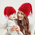 Load image into Gallery viewer, Parent-Child Christmas Hat Big Pompom Mother Kids Knit Beanie Cap
