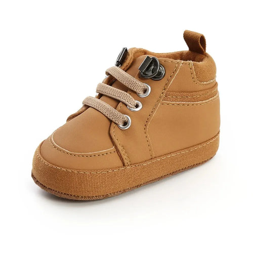 Meckior Baby Boy Sneakers Newborn PU Leather Infant Casual Girl Shoes