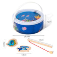 Load image into Gallery viewer, Montessori Wooden Magnetic Fishing Toys for Baby Cartoon Marine Life
