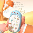 Load image into Gallery viewer, Children's rabbit toy mobile phone baby chewing puzzle non-toxic
