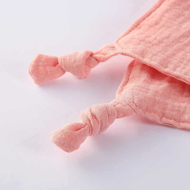 Baby Cotton Muslin Comfortable Blanket Cute Cat Doll For Infant Kids