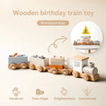 Load image into Gallery viewer, Wooden Train Birthday Toy  Montessori Toys Baby Educational Toys
