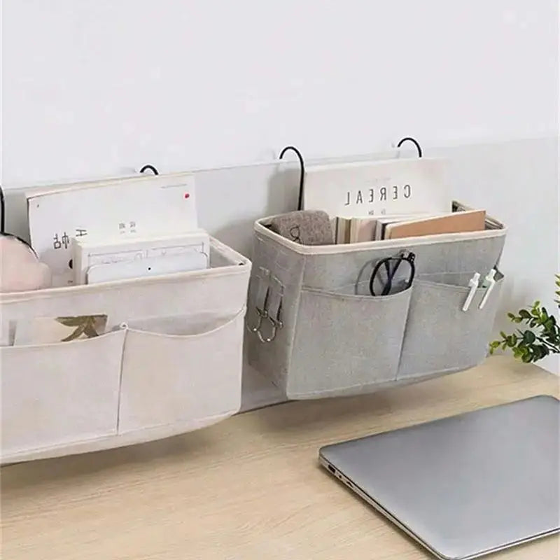 1pc Portable Essential Hanging Storage Bag, Dormitory Bedside Storage