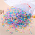 Load image into Gallery viewer, 500Pcs/Set Girls Colourful Elastic Disposable Soft Rubber Band Hair
