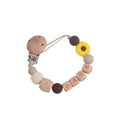 Load image into Gallery viewer, Handmade Free Personalized Name Silicone Wood Pacifier Clips Safe
