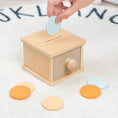 Load image into Gallery viewer, Montessori Infant Wooden Toys Coin Ball Busy Drum Color Shape
