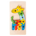 Load image into Gallery viewer, Montessori Wooden Toddler Puzzles for Kids Montessori Toys for
