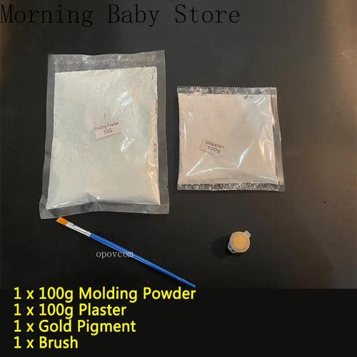 DIY Hand Foot Print Mold for Baby Souvenir Baby Plaster Mold Hand Foot