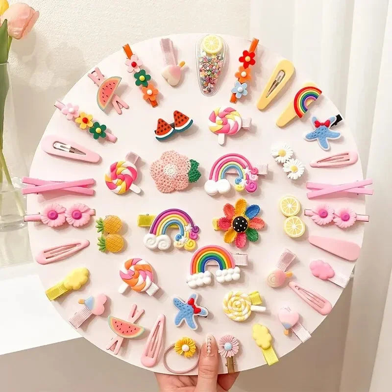 Children's Hair Accessories Girls Spring Side Clip Broken Hair Clips