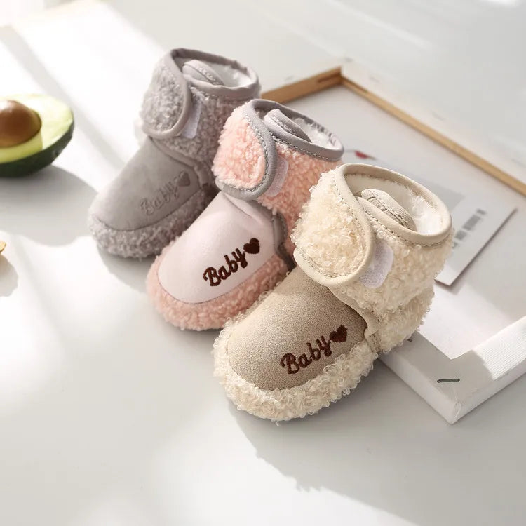 Warm Infant Toddler Crib Snow Boots Soft Comfortable Infant Girls Boys