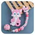 Load image into Gallery viewer, 1-2pcs Personalized Name Baby Pacifier Clips Teethers Dummy Nipple
