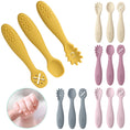 Load image into Gallery viewer, 3PCS Cute Baby Learning Spoons Utensils Set Newborn Feeding Spoon Set
