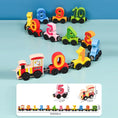 Load image into Gallery viewer, Montessori Magnetic Wooden Train Toys Early Educational Cognition
