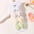 Load image into Gallery viewer, 4Pcs/set Candy Colored Hair Clip Set for Girls Double Layered Bow Cute
