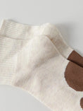 Load image into Gallery viewer, 5 Pairs of Women's Mid Length Socks with Paw Pattern on the Soles of
