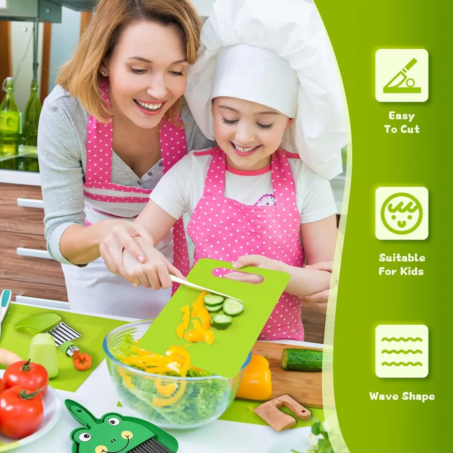 Montessori Kitchen Tools-13pcs Toddler Toys Kids Cooking sets Real