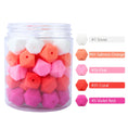 Load image into Gallery viewer, 10pcs Hexagon Silicone Beads Pearl 14mm DIY Pacifier Clip Chain
