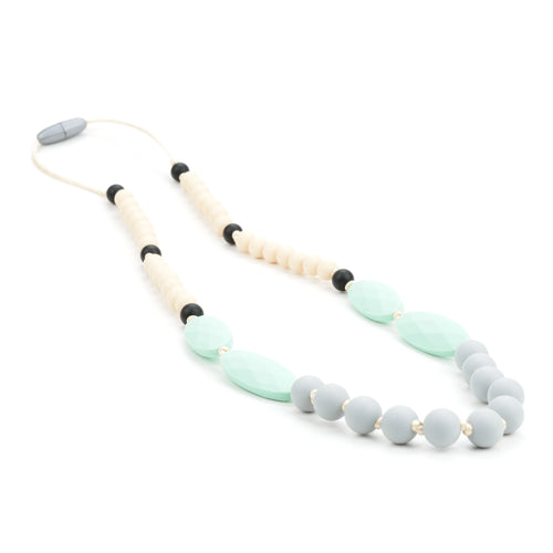 LOFCA Silicon Beads Necklace Baby Silicone Teething Nursing Necklace