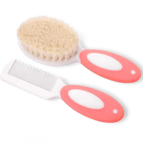 Baby Hair Brush Set for Newborn Toddlers Soft Bristles Cradle Cap