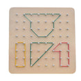 Load image into Gallery viewer, Wooden Geometry Puzzle Nail Board Graphics Geometric Creative Math
