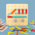 Load image into Gallery viewer, Montessori Variable Shape Matching Column Creative Building Blocks
