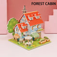 Load image into Gallery viewer, 3D Paper Puzzle Montessori Miniature Houses Funny Carton Construction
