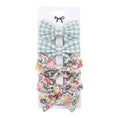 Load image into Gallery viewer, 4Pcs/Set Baby Bows Hair Clips Muslin Girls Hairpins Hairclip For Kids
