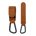 Load image into Gallery viewer, 1/2pcs PU Leather Baby Bag Stroller Hook Pram Rotate 360 Degree
