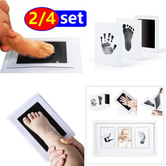 Baby Care Non-Toxic Baby Handprint Footprint Imprint Kit Baby